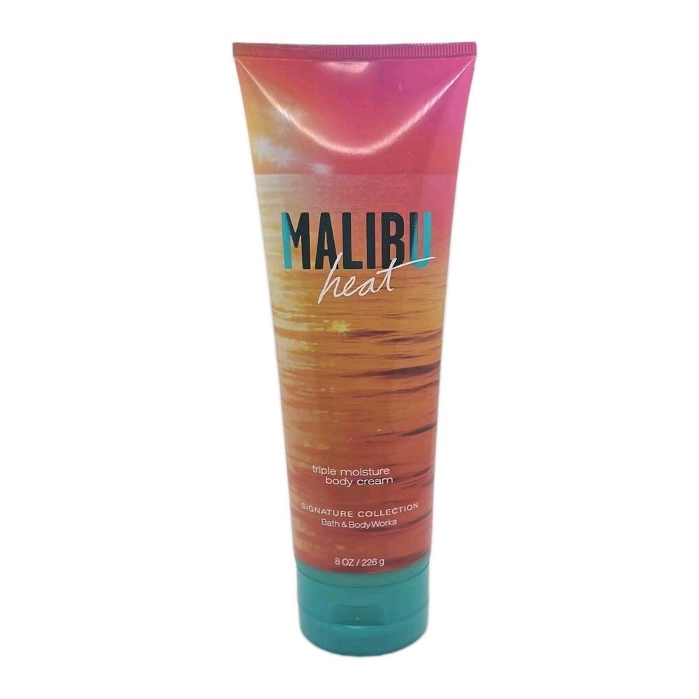 Bath &‎ Body Works Malibu Heat Triple Moisture Cream 8oz Rare HTF P2D